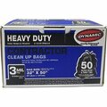 Dynamic Paint Products Dynamic 42 Gal 3mil Black Heavy Duty Contractor Trash Bag 50Ct 03500